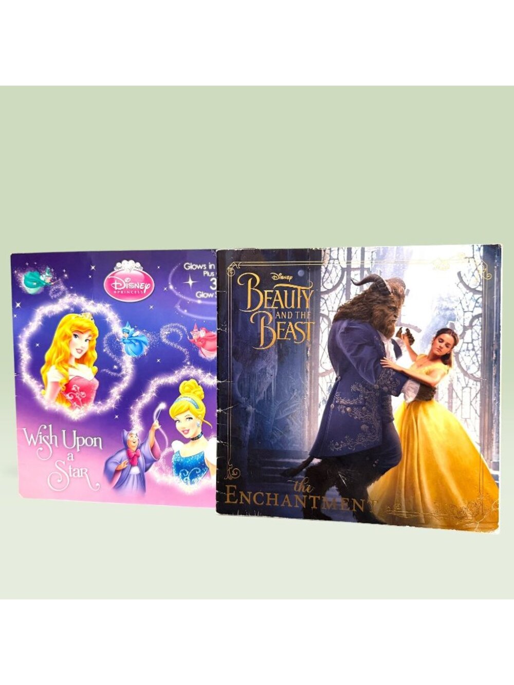 Disney Princess Books Set Wish Upon a Star Beauty and the Beast